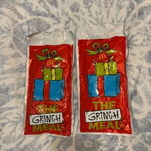 McDonald's The Grinch Meal Socks- Two unopened.